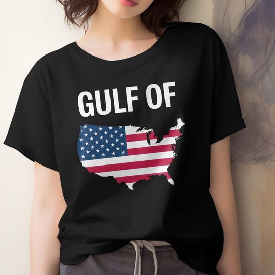 Gulf of America Patriot T-Shirt, 4th of July Gift, Summer Vibes 2025 Tee