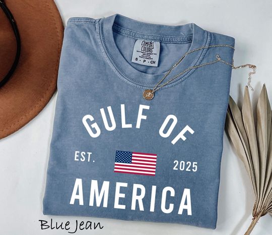 Comfort Colors Gulf of America Patriotic Republican T-Shirt USA July 4th Tee