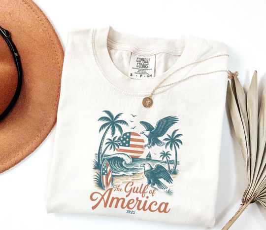 Gulf of America Trump T-Shirt, Comfort Colors, Anti-Democrat Gift