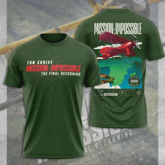 Mission Impossible 2025 The Final Reckoning 3D T-Shirt For Fans