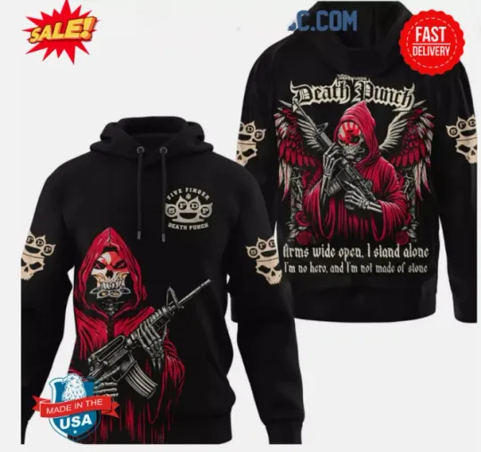 Five Finger Death Punch Arms Wide Open I Stand Alone 3D Hoodie