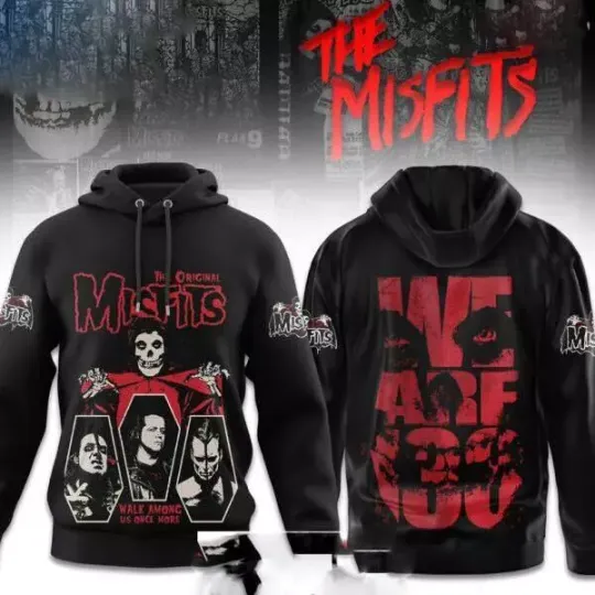 The Misfits 3D Hoodie All Over Print Gift For Unisex