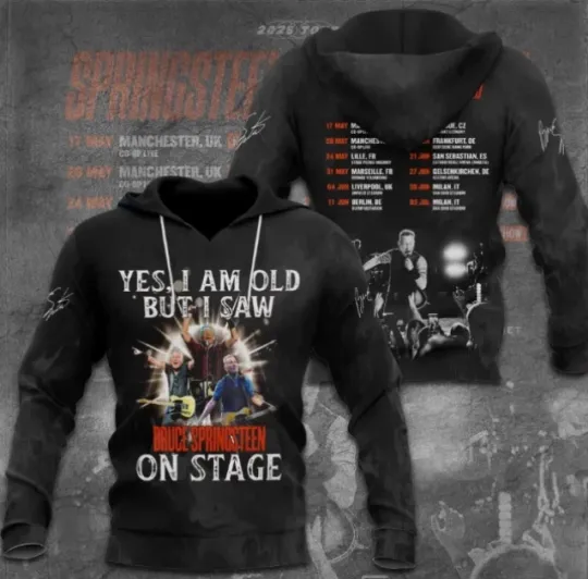 Bruce Springsteen 3D All Over Print Hoodie