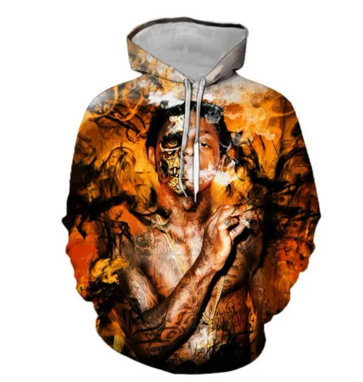 Lil Wayne 3D hoodie 3d, gift 3d all size- new Hoodie