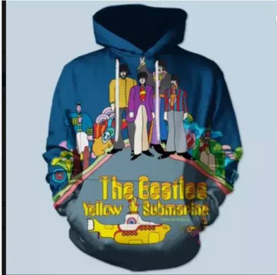 The Beatles 3D All Over Print Aparel Hoodie