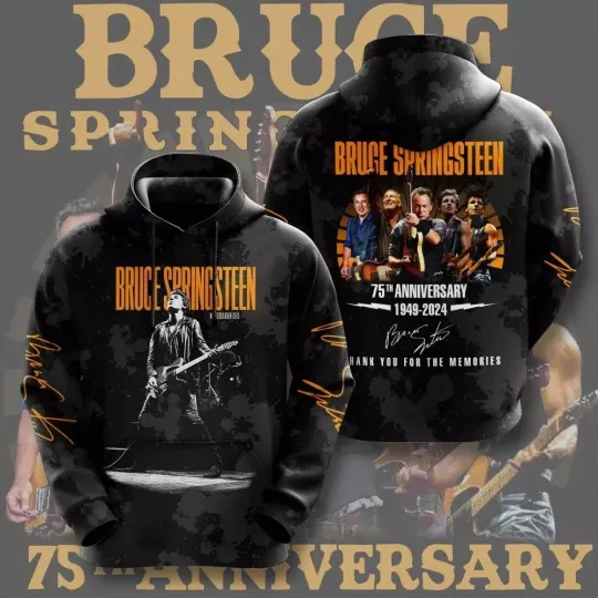 Bruce Springsteen   E Street Band World Hoodie 3d - all printed, hot 2025