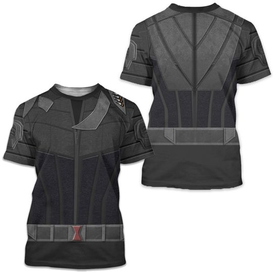 Yelena Belova Black Women's Shirt, Disney Plus Hawkeye Series Costume