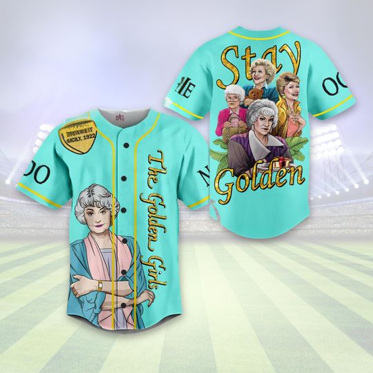 Golden Girl Baseball Jersey, Stay Golden Jersey Shirt, 80s TV Sitcom Jersey, Dorothy Zbornak Baseball Shirt, Tv Series Football Jersey