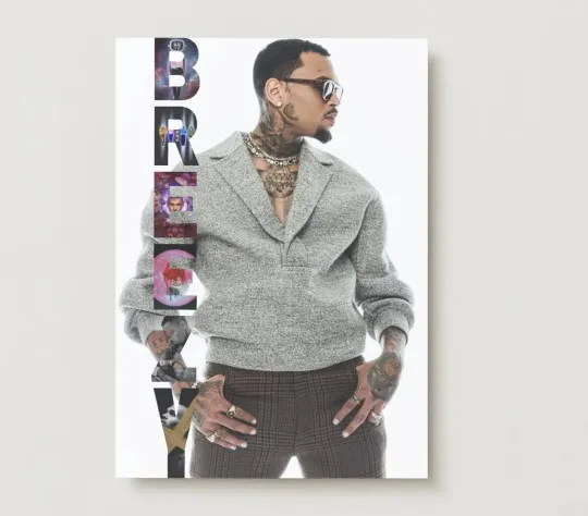Editable Chris Brown Premium Matte Vertical Poster - Breezy Bowl XX Concert Decor Gift