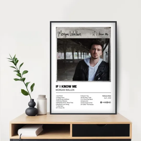 If I Know Me - Wallen Western Album Poster