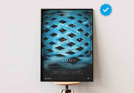 The Who Poster | Tommy Poster | Album Poster Prints | Wall Decor Posters | Album Cover | Rock Music Poster
