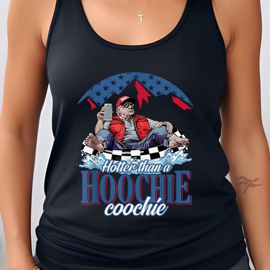 Hoochie Coochie Racerback Tank for Women - Summer Music Lover Top