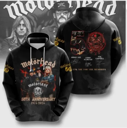 Motorhead Band 3D Hoodie 3d