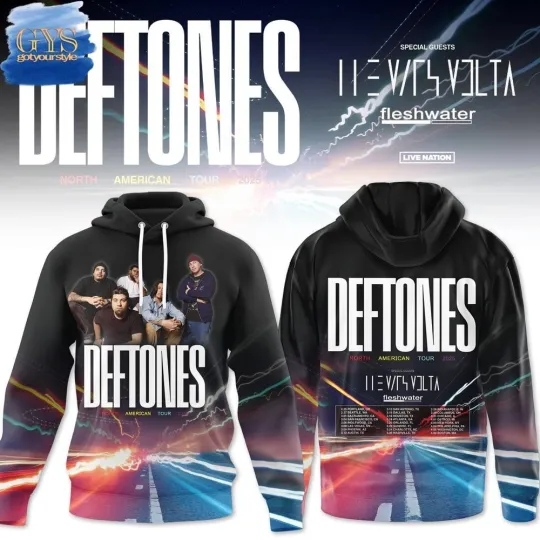 Deft..ones North American Tour 2025 Limited 3D hoodie Gift new