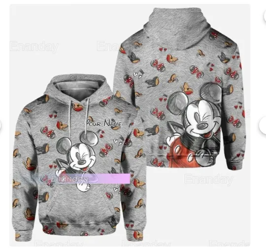Mickey Mouse 3D HOODIE HALLOWEEN GIFT CHRISTMAS GIFT BEST PRICE OVER PRINT