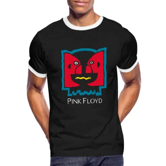 Pink Floyd The Division Bell Abstract Artwork Men's Ringer T-Shirt