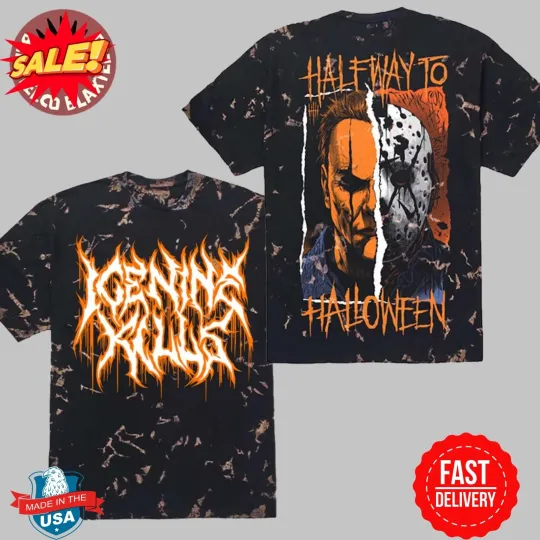 Ice Nine Halfway Split Tie Dye Tee 3D T Shirt