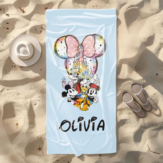 Disney Stitch Towel, Mickey Castle Towel, Dog Lover Towel, Lilo and Stitch owel, Minnie Bow Towel, Magic Kingdom Towel, Disneyland Towel