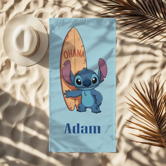 Disney Stitch Towel, Mickey Castle Towel, Dog Lover Towel, Lilo and Stitch Towel, Minnie Towel, Magic Kingdom Towel, Disneyland Towel
