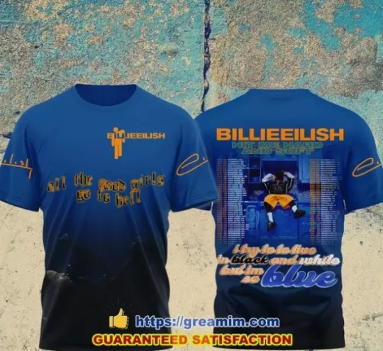 Billie Eilish Hit Me Hard And Soft Album 3D Shirt