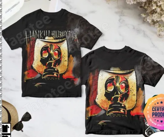 Hank Williams III Hillbilly Joker Album Cover AOP 3D T-Shirt