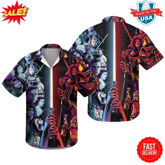 Star Wars Hawaiian Shirt Summer Beach