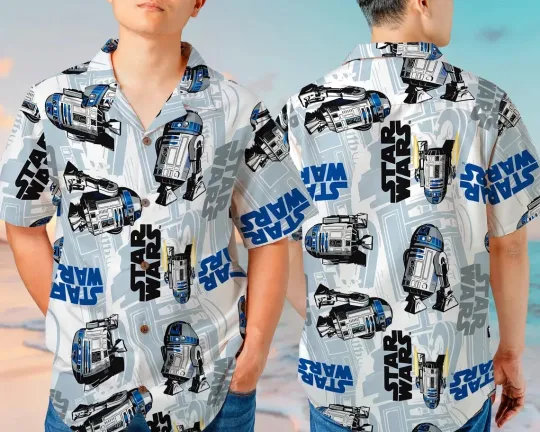Star Wars Hawaiian Button Down Shirt