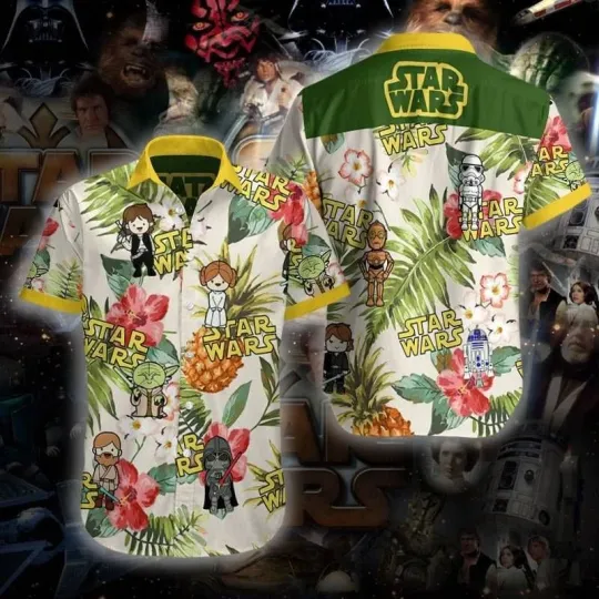 Star Wars Chibi Hawaiian Shirt