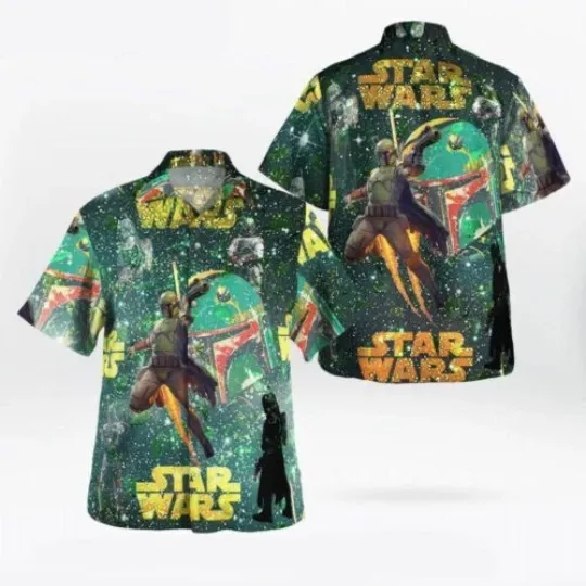 Brave Star Wars Boba Fett 3D Hawaii Shirt