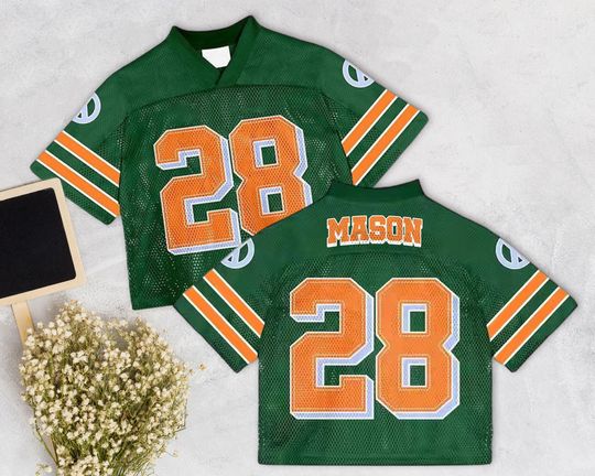 Custom Name And Number Mesh Football Jersey, Concert Jersey, Game Day Commitment Gift, Custom Text Football Jersey