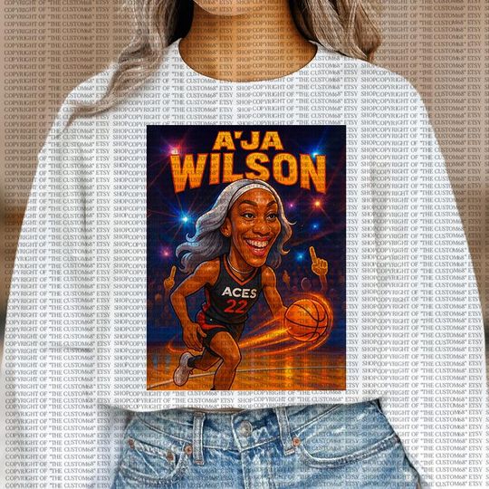 Discover A'ja Wilson Las Vegas Aces Sweatshirt Basketball Player Step Sisters Vintage Shirt Las Vegas Aces Merch Graphic Shirt Step Sisters Aja Wilson