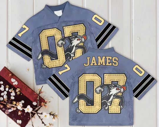 Custom Name And Number Mesh Football Jersey, Concert Jersey, Game Day Commitment Gift, Custom Text Football Jersey