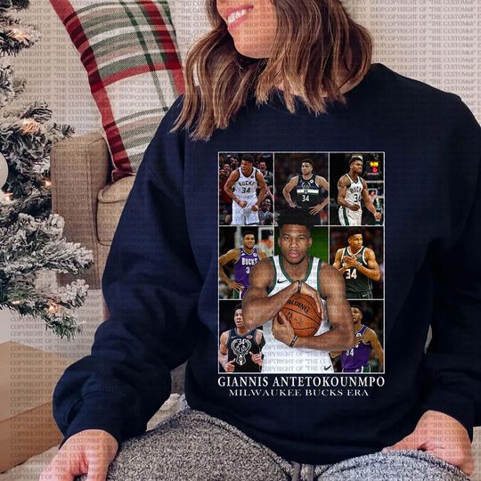 Giannis Antetoko Sweatshirt Bucks Shirt Milwaukee Shirt Graphic shirt Game Day Shirt Sports Shirt Funny Shirt Giannis