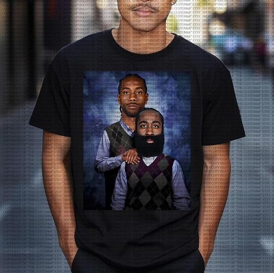 Kawhi Leonard James Harden Step Brothers Sweatshirt - Los Angeles Clippers Vintage Merch
