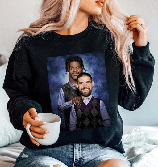 Lamar Jackson Mark Andrews Baltimore Ravens Vintage Sweatshirt