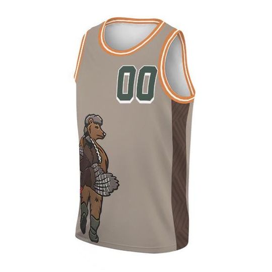 Wallen Western Camo Mossy Oak Knoxville 3D Basketball Jersey