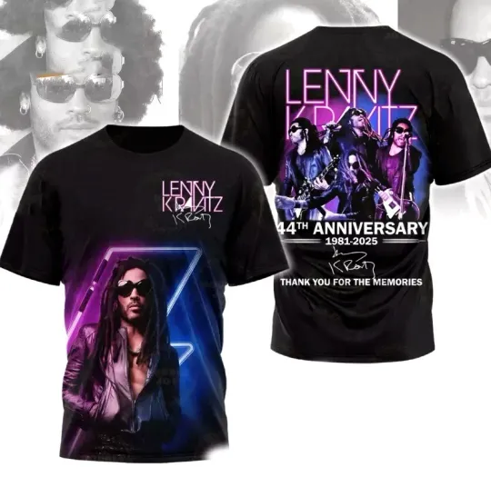 Classic Lenny Kravitz 3D Unisex S-5XL Shirt 13D608