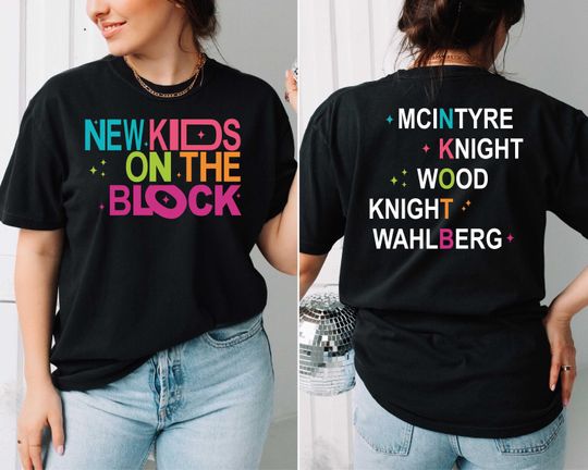 NKOT Block Vintage T-Shirt, NK on The Block Tee, Classic Rock Concert Shirt, McIntyre Knight Wahlberg T-Shirt