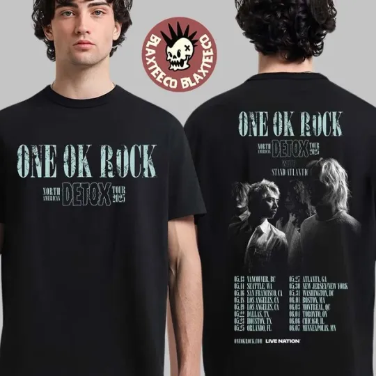 One Ok Rock Detox North America Tour 2025 T-Shirt