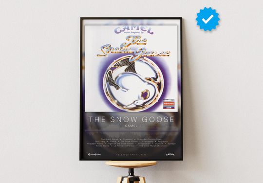 Discover Camel Poster | The Snow Goose Poster | Album Poster Prints | Wall Decor Posters | Album Cover | Rock Music Poster