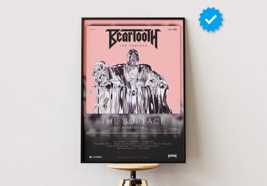 Beartooth Poster | The Surface Poster | Album Poster Prints | Wall Decor Posters | Album Cover | Rock Music Poster