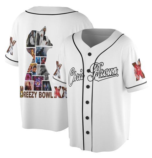 Chris Brown Breezy Bowl XX Jersey,  Chris Brown 2025 Breezy Bowl Shirt