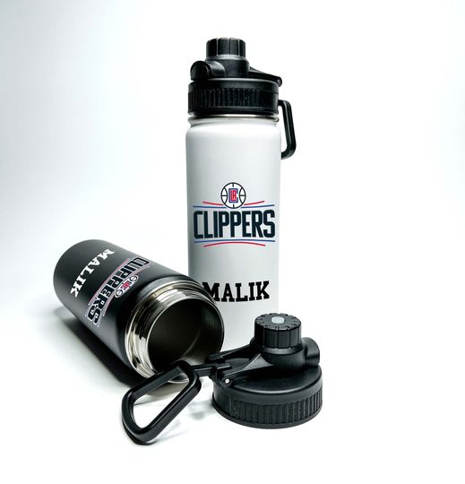 Personalized Name Custom American Pro Basketball Name Stainless Steel Water Bottles Sports Lid