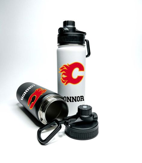 Personalized Name Custom American Pro Hockey Name Stainless Steel Water Bottles Sports Lid