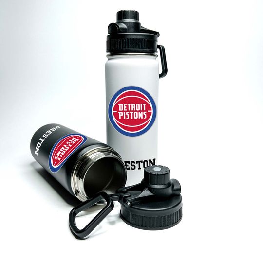Personalized Name Custom American Pro Basketball Name Stainless Steel Water Bottles Sports Lid