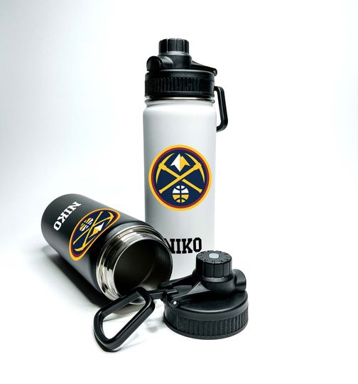 Personalized Name Custom American Pro Basketball Name Stainless Steel Water Bottles Sports Lid