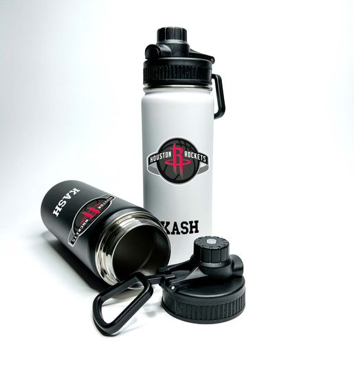 Personalized Name Custom American Pro Basketball Name Stainless Steel Water Bottles Sports Lid