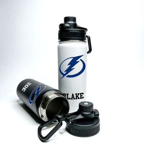 Personalized Name Custom American Pro Hockey Name Stainless Steel Water Bottles Sports Lid