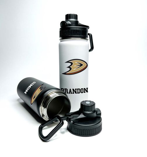 Personalized Name Custom American Pro Hockey Name Stainless Steel Water Bottles Sports Lid