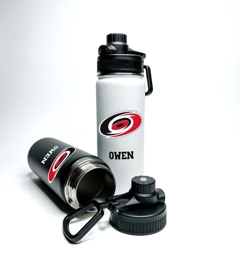 Personalized Name Custom American Pro Hockey Name Stainless Steel Water Bottles Sports Lid